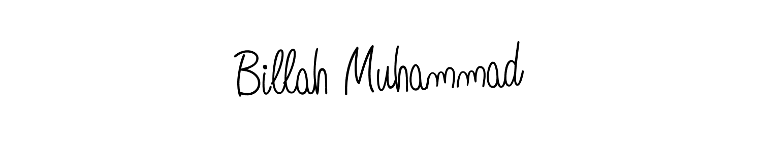 Create a beautiful signature design for name Billah Muhammad. With this signature (Angelique-Rose-font-FFP) fonts, you can make a handwritten signature for free. Billah Muhammad signature style 5 images and pictures png