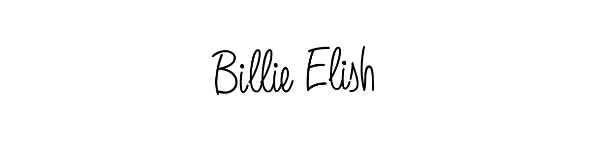 Best and Professional Signature Style for Billie Elish. Angelique-Rose-font-FFP Best Signature Style Collection. Billie Elish signature style 5 images and pictures png
