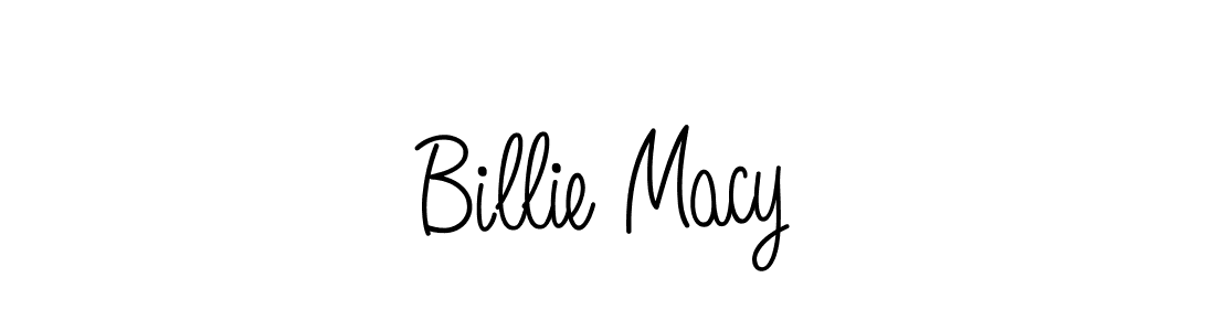The best way (Angelique-Rose-font-FFP) to make a short signature is to pick only two or three words in your name. The name Billie Macy include a total of six letters. For converting this name. Billie Macy signature style 5 images and pictures png