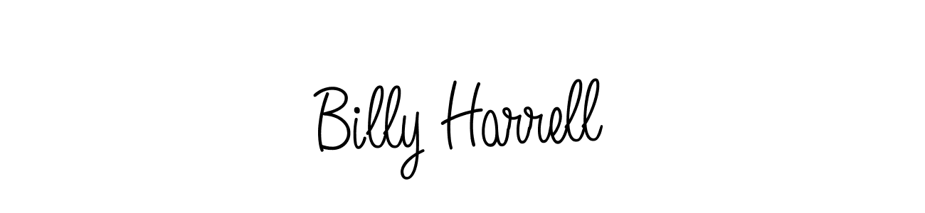 How to make Billy Harrell name signature. Use Angelique-Rose-font-FFP style for creating short signs online. This is the latest handwritten sign. Billy Harrell signature style 5 images and pictures png