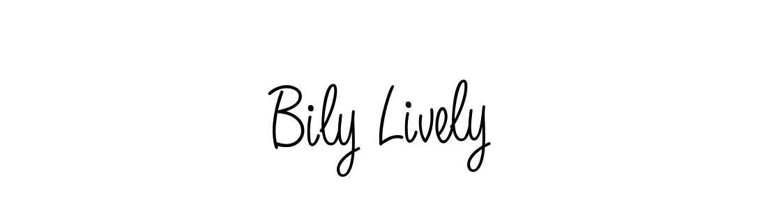 Check out images of Autograph of Bily Lively name. Actor Bily Lively Signature Style. Angelique-Rose-font-FFP is a professional sign style online. Bily Lively signature style 5 images and pictures png