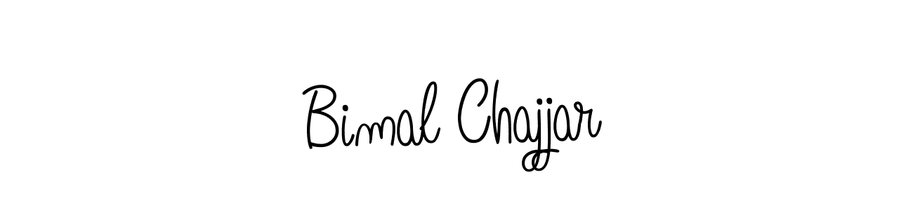 Make a beautiful signature design for name Bimal Chajjar. With this signature (Angelique-Rose-font-FFP) style, you can create a handwritten signature for free. Bimal Chajjar signature style 5 images and pictures png