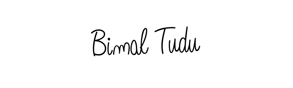 Use a signature maker to create a handwritten signature online. With this signature software, you can design (Angelique-Rose-font-FFP) your own signature for name Bimal Tudu. Bimal Tudu signature style 5 images and pictures png