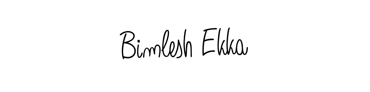 Best and Professional Signature Style for Bimlesh Ekka. Angelique-Rose-font-FFP Best Signature Style Collection. Bimlesh Ekka signature style 5 images and pictures png