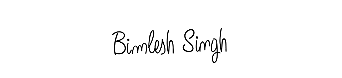 Create a beautiful signature design for name Bimlesh Singh. With this signature (Angelique-Rose-font-FFP) fonts, you can make a handwritten signature for free. Bimlesh Singh signature style 5 images and pictures png