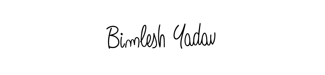 Make a beautiful signature design for name Bimlesh Yadav. Use this online signature maker to create a handwritten signature for free. Bimlesh Yadav signature style 5 images and pictures png