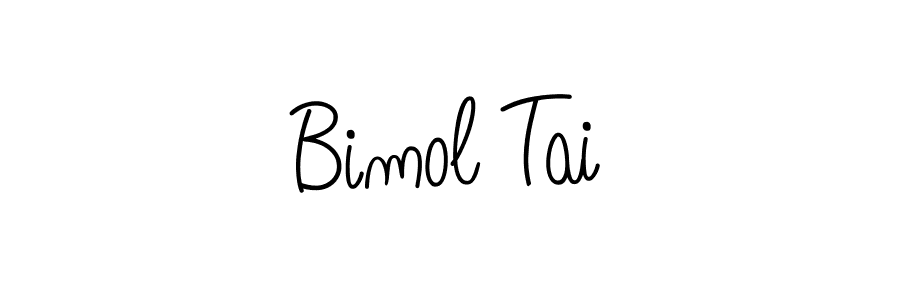 Best and Professional Signature Style for Bimol Tai. Angelique-Rose-font-FFP Best Signature Style Collection. Bimol Tai signature style 5 images and pictures png