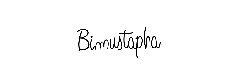 You should practise on your own different ways (Angelique-Rose-font-FFP) to write your name (Bimustapha) in signature. don't let someone else do it for you. Bimustapha signature style 5 images and pictures png