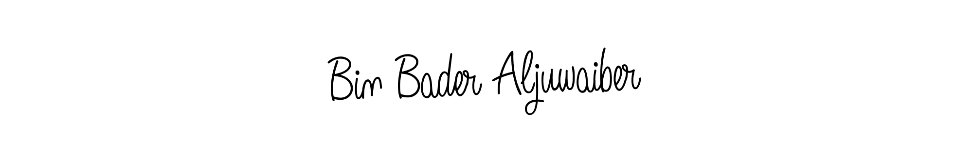 if you are searching for the best signature style for your name Bin Bader Aljuwaiber. so please give up your signature search. here we have designed multiple signature styles  using Angelique-Rose-font-FFP. Bin Bader Aljuwaiber signature style 5 images and pictures png