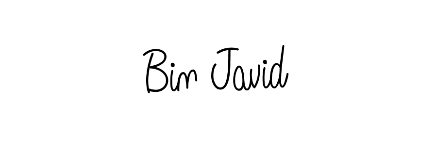 How to make Bin Javid signature? Angelique-Rose-font-FFP is a professional autograph style. Create handwritten signature for Bin Javid name. Bin Javid signature style 5 images and pictures png