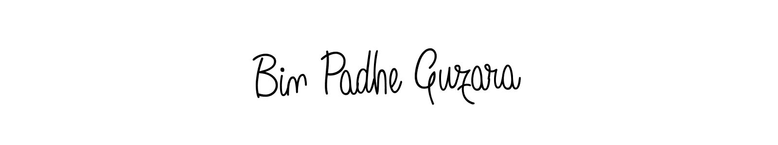 Once you've used our free online signature maker to create your best signature Angelique-Rose-font-FFP style, it's time to enjoy all of the benefits that Bin Padhe Guzara name signing documents. Bin Padhe Guzara signature style 5 images and pictures png