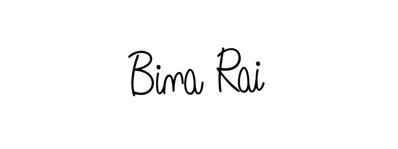 Once you've used our free online signature maker to create your best signature Angelique-Rose-font-FFP style, it's time to enjoy all of the benefits that Bina Rai name signing documents. Bina Rai signature style 5 images and pictures png