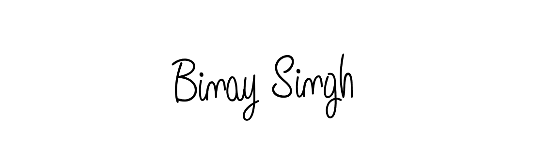 Create a beautiful signature design for name Binay Singh. With this signature (Angelique-Rose-font-FFP) fonts, you can make a handwritten signature for free. Binay Singh signature style 5 images and pictures png