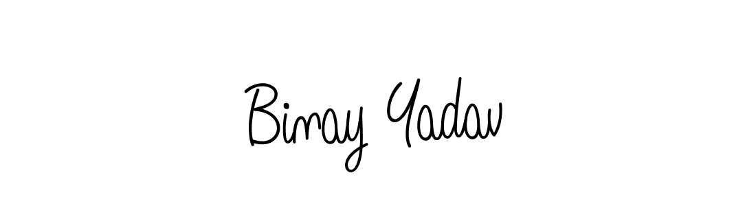 Make a beautiful signature design for name Binay Yadav. Use this online signature maker to create a handwritten signature for free. Binay Yadav signature style 5 images and pictures png