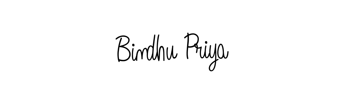 The best way (Angelique-Rose-font-FFP) to make a short signature is to pick only two or three words in your name. The name Bindhu Priya include a total of six letters. For converting this name. Bindhu Priya signature style 5 images and pictures png