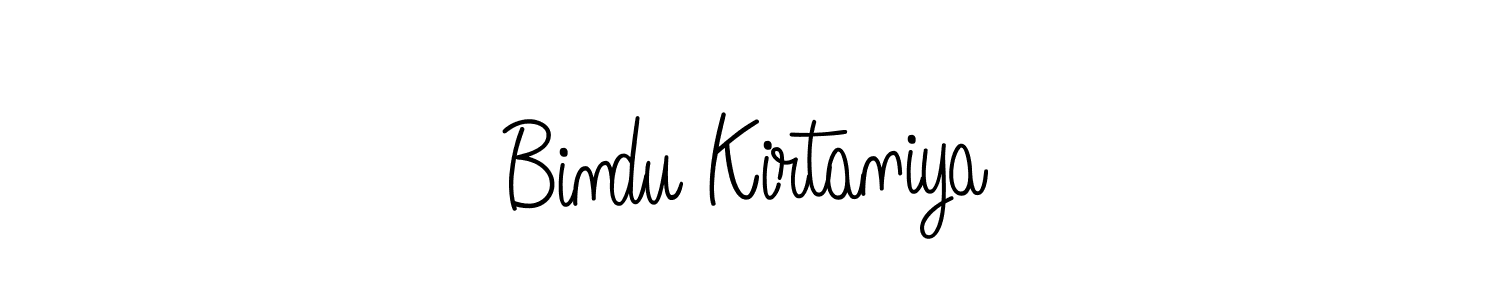 This is the best signature style for the Bindu Kirtaniya name. Also you like these signature font (Angelique-Rose-font-FFP). Mix name signature. Bindu Kirtaniya signature style 5 images and pictures png