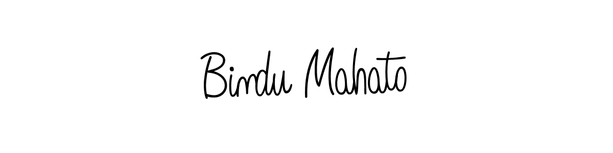 Design your own signature with our free online signature maker. With this signature software, you can create a handwritten (Angelique-Rose-font-FFP) signature for name Bindu Mahato. Bindu Mahato signature style 5 images and pictures png