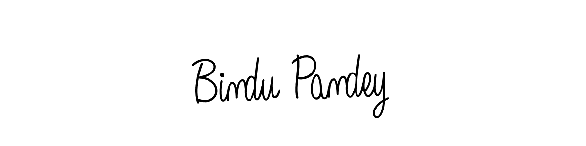 The best way (Angelique-Rose-font-FFP) to make a short signature is to pick only two or three words in your name. The name Bindu Pandey include a total of six letters. For converting this name. Bindu Pandey signature style 5 images and pictures png