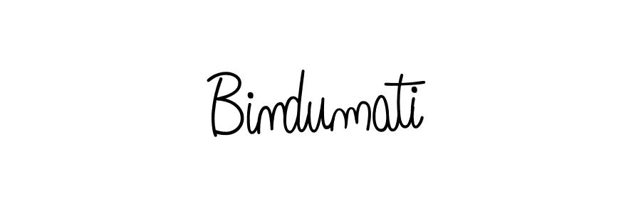 Bindumati stylish signature style. Best Handwritten Sign (Angelique-Rose-font-FFP) for my name. Handwritten Signature Collection Ideas for my name Bindumati. Bindumati signature style 5 images and pictures png