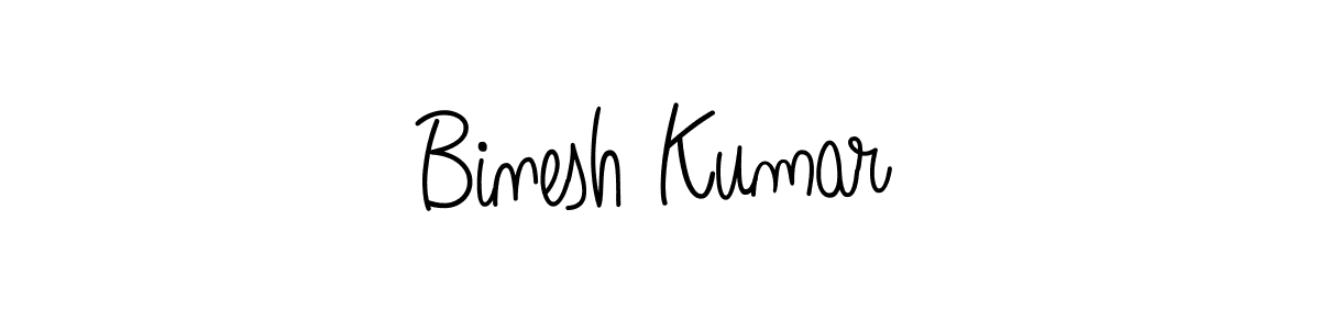 Best and Professional Signature Style for Binesh Kumar. Angelique-Rose-font-FFP Best Signature Style Collection. Binesh Kumar signature style 5 images and pictures png