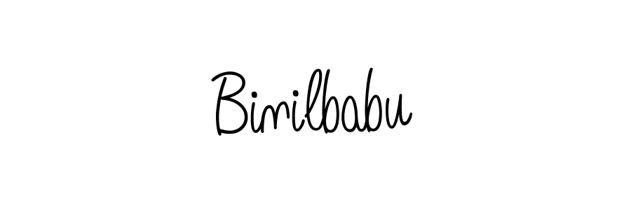 Create a beautiful signature design for name Binilbabu. With this signature (Angelique-Rose-font-FFP) fonts, you can make a handwritten signature for free. Binilbabu signature style 5 images and pictures png