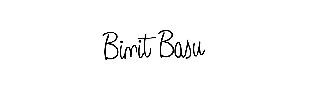 How to make Binit Basu signature? Angelique-Rose-font-FFP is a professional autograph style. Create handwritten signature for Binit Basu name. Binit Basu signature style 5 images and pictures png