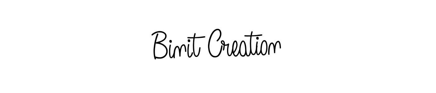 Make a beautiful signature design for name Binit Creation. Use this online signature maker to create a handwritten signature for free. Binit Creation signature style 5 images and pictures png