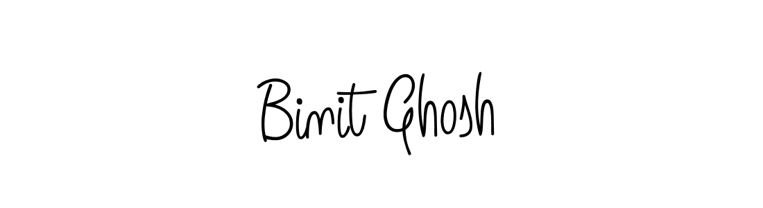 Create a beautiful signature design for name Binit Ghosh. With this signature (Angelique-Rose-font-FFP) fonts, you can make a handwritten signature for free. Binit Ghosh signature style 5 images and pictures png