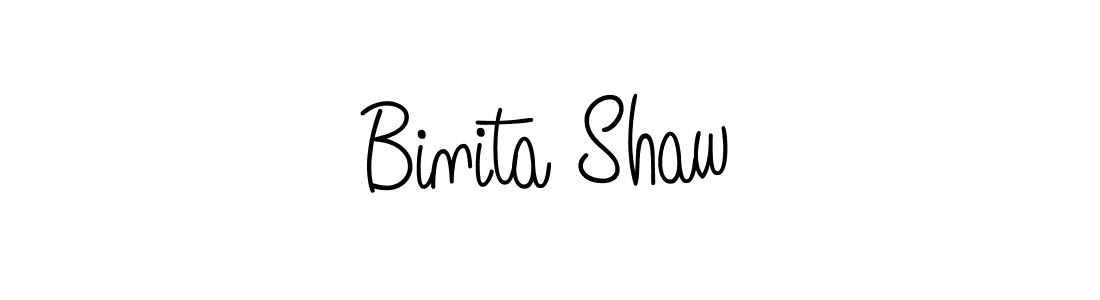 This is the best signature style for the Binita Shaw name. Also you like these signature font (Angelique-Rose-font-FFP). Mix name signature. Binita Shaw signature style 5 images and pictures png