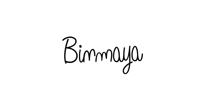 How to Draw Binmaya signature style? Angelique-Rose-font-FFP is a latest design signature styles for name Binmaya. Binmaya signature style 5 images and pictures png
