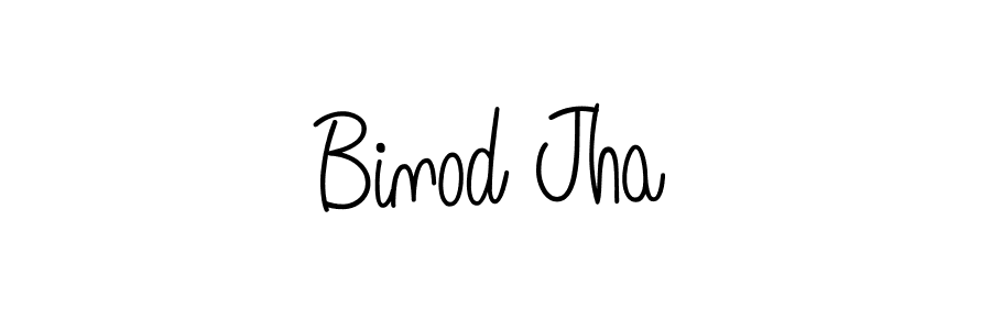 Create a beautiful signature design for name Binod Jha. With this signature (Angelique-Rose-font-FFP) fonts, you can make a handwritten signature for free. Binod Jha signature style 5 images and pictures png