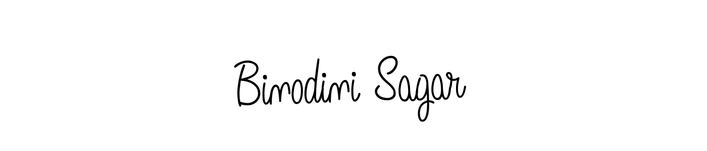 Design your own signature with our free online signature maker. With this signature software, you can create a handwritten (Angelique-Rose-font-FFP) signature for name Binodini Sagar. Binodini Sagar signature style 5 images and pictures png