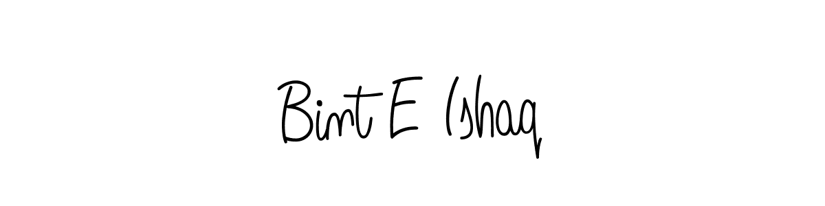 Check out images of Autograph of Bint E Ishaq name. Actor Bint E Ishaq Signature Style. Angelique-Rose-font-FFP is a professional sign style online. Bint E Ishaq signature style 5 images and pictures png