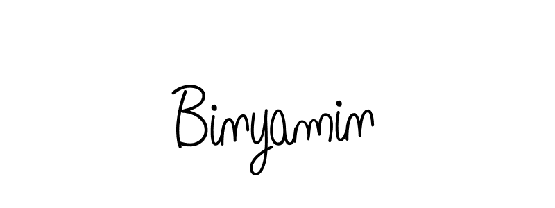 Best and Professional Signature Style for Binyamin. Angelique-Rose-font-FFP Best Signature Style Collection. Binyamin signature style 5 images and pictures png