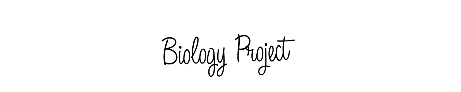 Create a beautiful signature design for name Biology Project. With this signature (Angelique-Rose-font-FFP) fonts, you can make a handwritten signature for free. Biology Project signature style 5 images and pictures png