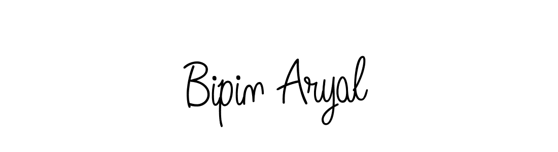 Bipin Aryal stylish signature style. Best Handwritten Sign (Angelique-Rose-font-FFP) for my name. Handwritten Signature Collection Ideas for my name Bipin Aryal. Bipin Aryal signature style 5 images and pictures png