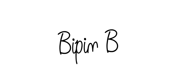 Design your own signature with our free online signature maker. With this signature software, you can create a handwritten (Angelique-Rose-font-FFP) signature for name Bipin B. Bipin B signature style 5 images and pictures png