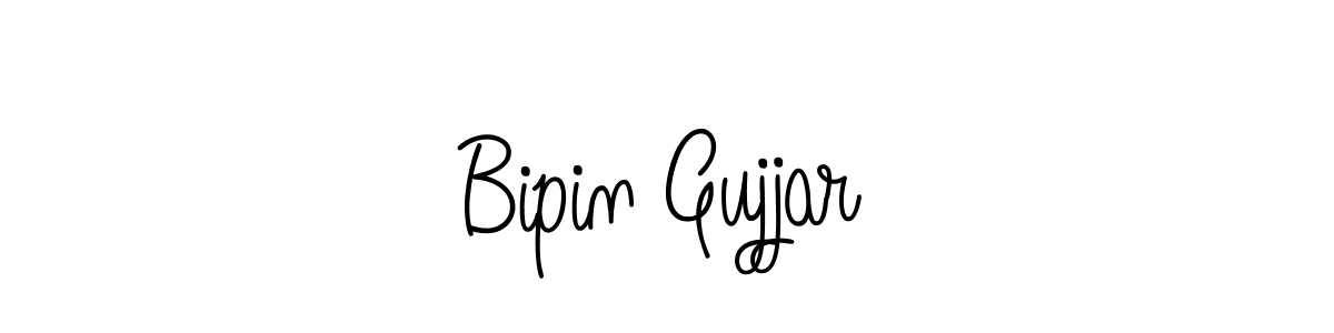 Bipin Gujjar stylish signature style. Best Handwritten Sign (Angelique-Rose-font-FFP) for my name. Handwritten Signature Collection Ideas for my name Bipin Gujjar. Bipin Gujjar signature style 5 images and pictures png