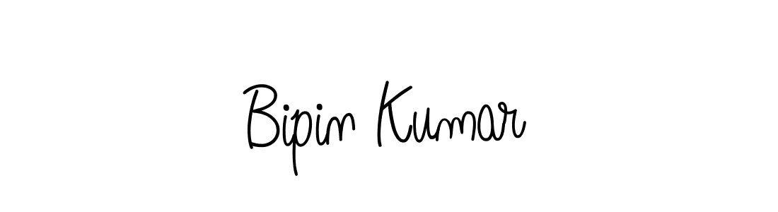 Design your own signature with our free online signature maker. With this signature software, you can create a handwritten (Angelique-Rose-font-FFP) signature for name Bipin Kumar. Bipin Kumar signature style 5 images and pictures png