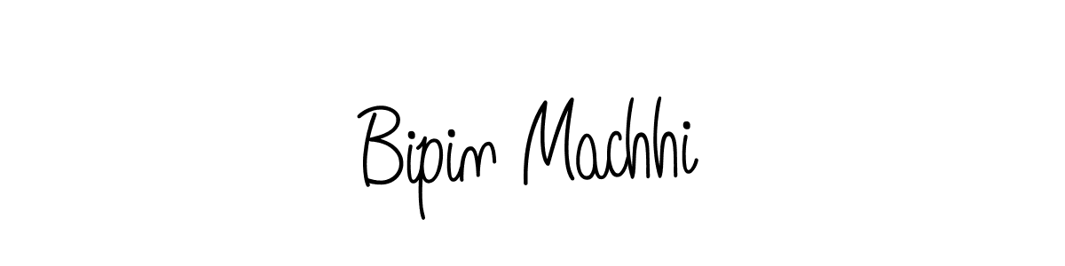 How to make Bipin Machhi signature? Angelique-Rose-font-FFP is a professional autograph style. Create handwritten signature for Bipin Machhi name. Bipin Machhi signature style 5 images and pictures png