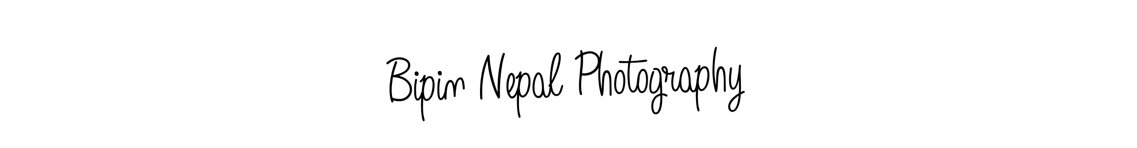 Design your own signature with our free online signature maker. With this signature software, you can create a handwritten (Angelique-Rose-font-FFP) signature for name Bipin Nepal Photography. Bipin Nepal Photography signature style 5 images and pictures png