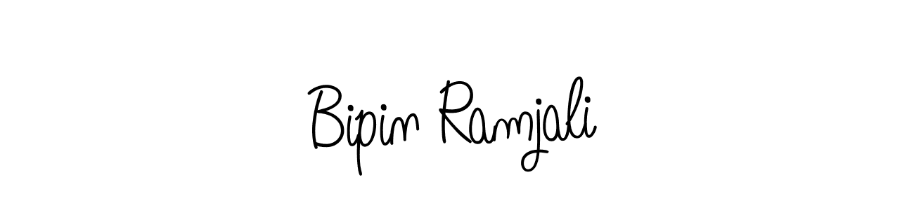 Design your own signature with our free online signature maker. With this signature software, you can create a handwritten (Angelique-Rose-font-FFP) signature for name Bipin Ramjali. Bipin Ramjali signature style 5 images and pictures png