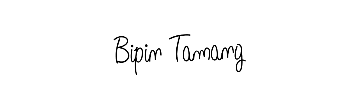 Make a beautiful signature design for name Bipin Tamang. With this signature (Angelique-Rose-font-FFP) style, you can create a handwritten signature for free. Bipin Tamang signature style 5 images and pictures png
