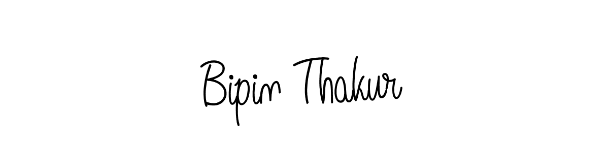 You should practise on your own different ways (Angelique-Rose-font-FFP) to write your name (Bipin Thakur) in signature. don't let someone else do it for you. Bipin Thakur signature style 5 images and pictures png