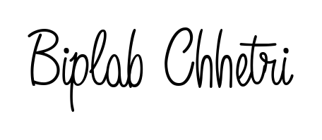 The Angelique-Rose-font-FFP handwriting style adds charm and authenticity to name Biplab Chhetri. A wonderful choice for personal thank-you notes. Biplab Chhetri signature style 5 images and pictures png