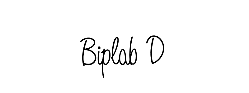 You should practise on your own different ways (Angelique-Rose-font-FFP) to write your name (Biplab D) in signature. don't let someone else do it for you. Biplab D signature style 5 images and pictures png