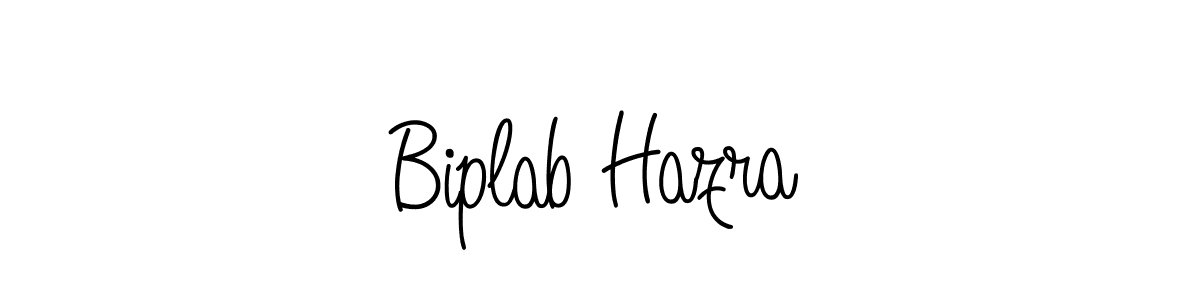 Use a signature maker to create a handwritten signature online. With this signature software, you can design (Angelique-Rose-font-FFP) your own signature for name Biplab Hazra. Biplab Hazra signature style 5 images and pictures png