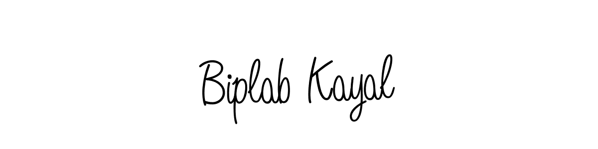How to make Biplab Kayal name signature. Use Angelique-Rose-font-FFP style for creating short signs online. This is the latest handwritten sign. Biplab Kayal signature style 5 images and pictures png