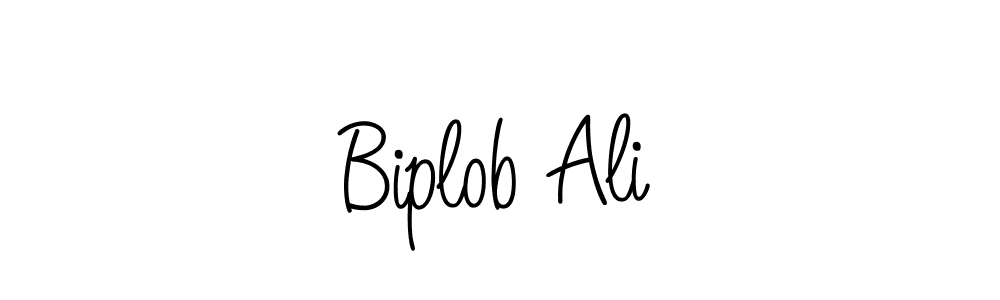 Make a beautiful signature design for name Biplob Ali. With this signature (Angelique-Rose-font-FFP) style, you can create a handwritten signature for free. Biplob Ali signature style 5 images and pictures png