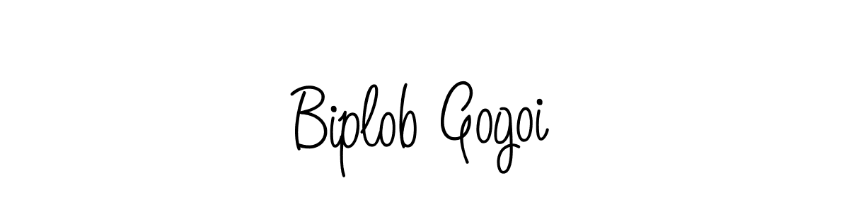How to make Biplob Gogoi signature? Angelique-Rose-font-FFP is a professional autograph style. Create handwritten signature for Biplob Gogoi name. Biplob Gogoi signature style 5 images and pictures png